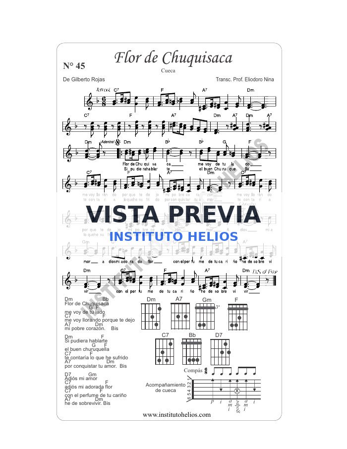 Vista previa de Flor de Chuquisaca